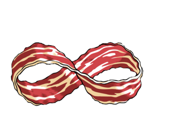 Foto de bacon, pelo direito de comer o que a gente bem entender